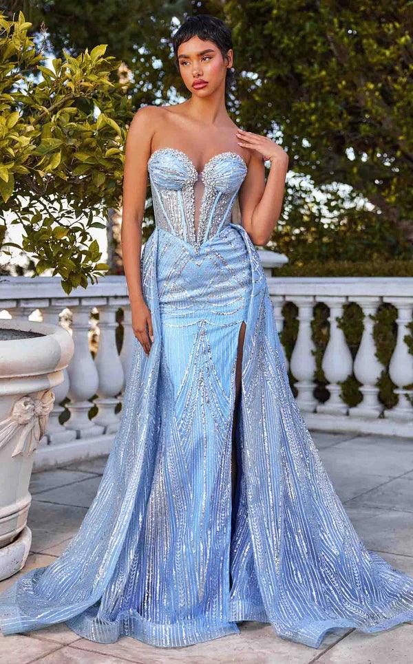 Casino Blue Dress (Ready To Ship) main image 1
